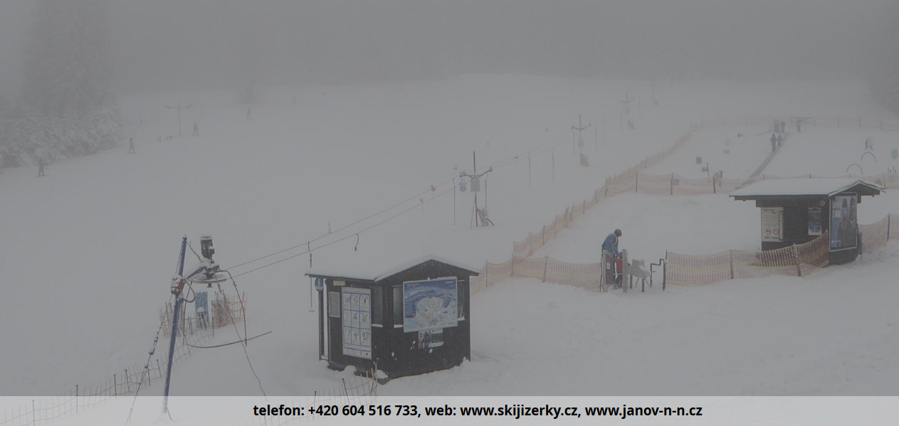 Web kamera Janov nad Nisou - Ski Severk