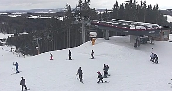 Web kamera Mal Morvka - ski park Kopivn