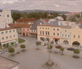 Web kamera Lipník nad Bečvou - náměstí z radnice